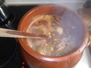Una foto de recetas de berza con cerdo