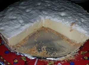 Una foto de Cheescake de chinola