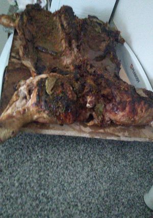 Una foto de Cerdo a la parrilla