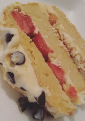 A picture of Neapolitan-Inspired Ice Cream Pound Cake.