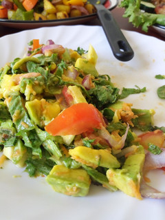 A picture of Avocado Tomato Salad.