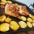 Patamuslos al Horno con Papas (Rico, Práctico y Barato)