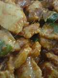 ผัดพริกแกงหมูสามชั้น(นุ่ม)