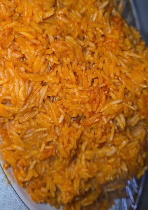 صورة لوصفة رز أحمر بالشعرية