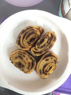 Foto resep Pancake Gulung Cokelat Keju