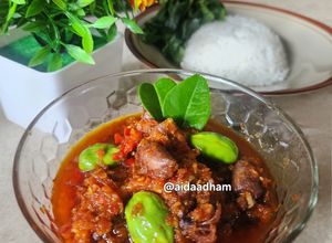 Foto resep Sambal Cumi Asin Pete