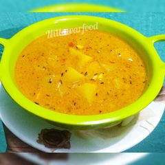 Dahi aloo A picture of Dahi aloo.