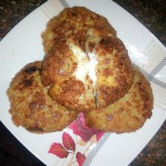 A picture of Mayo patato croquettes.