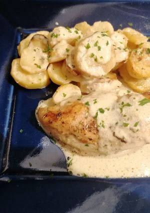 Une photo de Poulet à la moutarde