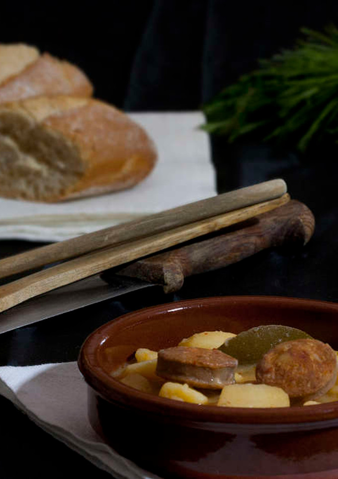 Una foto de Patatas a la riojana