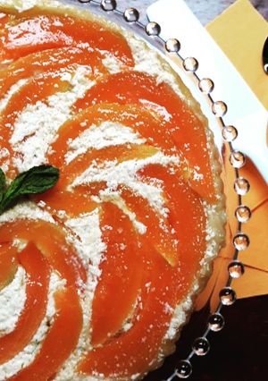 Une photo de ☆Tatin de Melon Menthe et Ricotta Citron☆