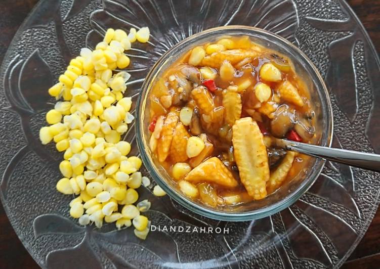 Resep Soup baby corn, jagung, paprika (chiness soup) Anti Gagal