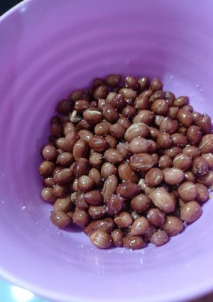 Foto resep Kacang tanah goreng asin