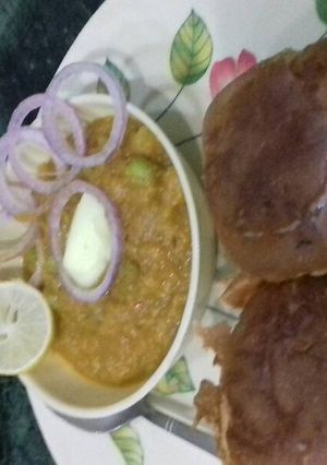 A picture of Pav bhaji.