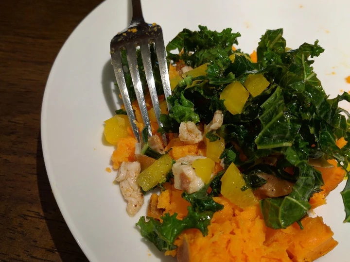 Easy Way Make Recipe Sweet Lemon Potato Chicken and Kale (Whole30) that is Awesome, So Delicious}