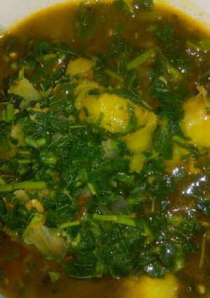 A picture of Porridge yam.