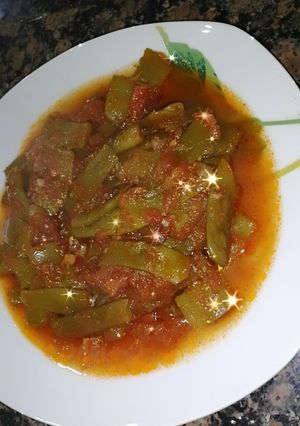 صورة لوصفة لوبية بالزيت 🙈