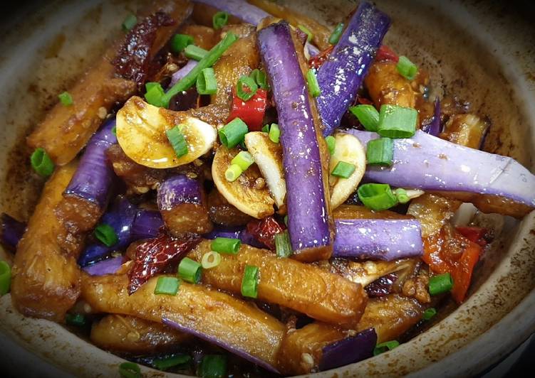How to Make Favorite Brinjal with Salted Fish 咸鱼茄子
