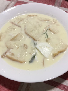Una foto de Sopa de huevo al estilo de mi padre