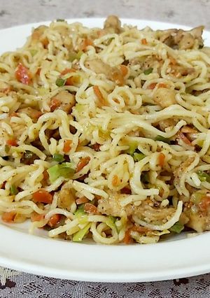A picture of Chicken Teriyaki Noodles.