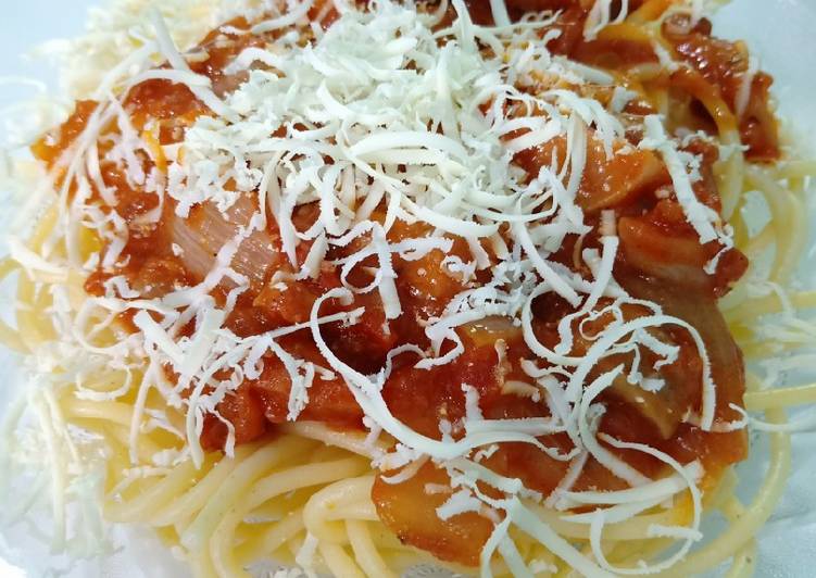 Resep Spaghetti bolognese homemade oleh Mamih Shaza Cookpad