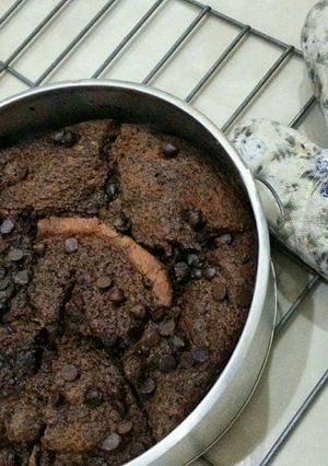 Foto resep Baked Choco Milo Bread Pudding