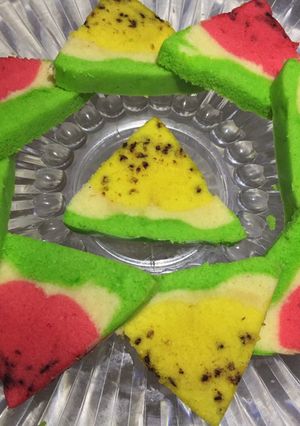 Foto resep Cake Semangka 🍉