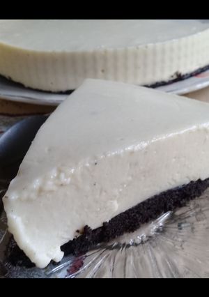 Una foto de Pay de oreo fría