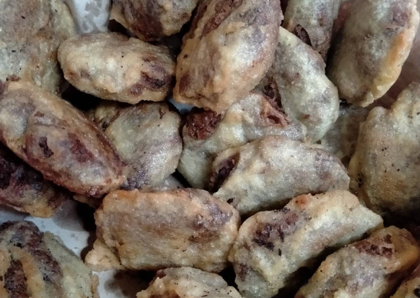 Kue kumbu kcg hijau+ubi ungu aka gandusturi