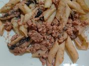 Una foto de macarrones con pate
