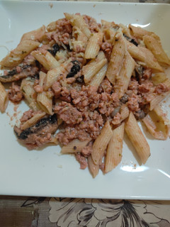 Una foto de Macarrones con paté