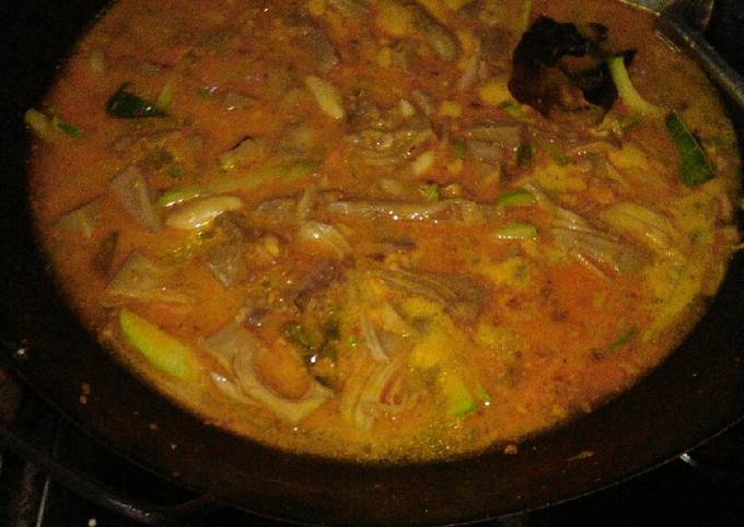 Gulai nangka daging