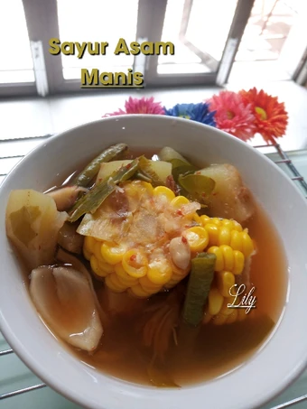 Cara Mudah Menyiapkan Resep Sayur Asam Manis😖🍋 yang Lezat Anti Ribet, Sempurna
