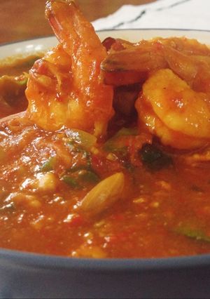 Foto resep Udang Saus Padang