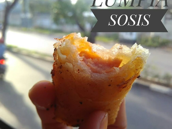 Cara Simple Membuat Resep  Lumpia sosis yang Enak, Enak