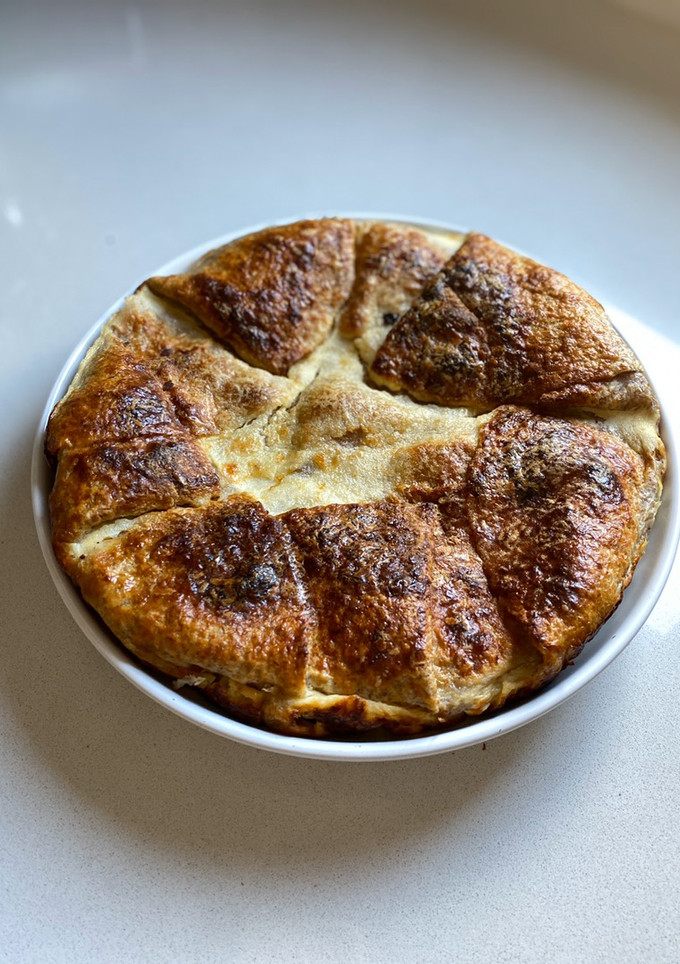 Una foto de Empanada con tortillas de trigo
