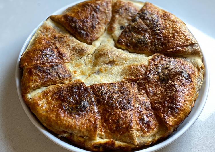Empanada con tortillas de trigo