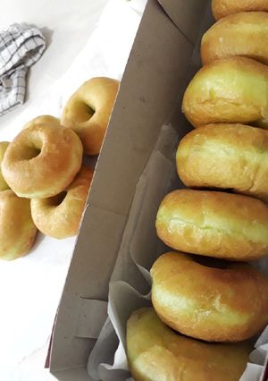 Foto resep Donat pandan montok