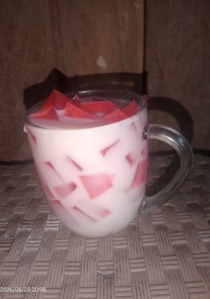 Foto resep Agar-agar merah putih