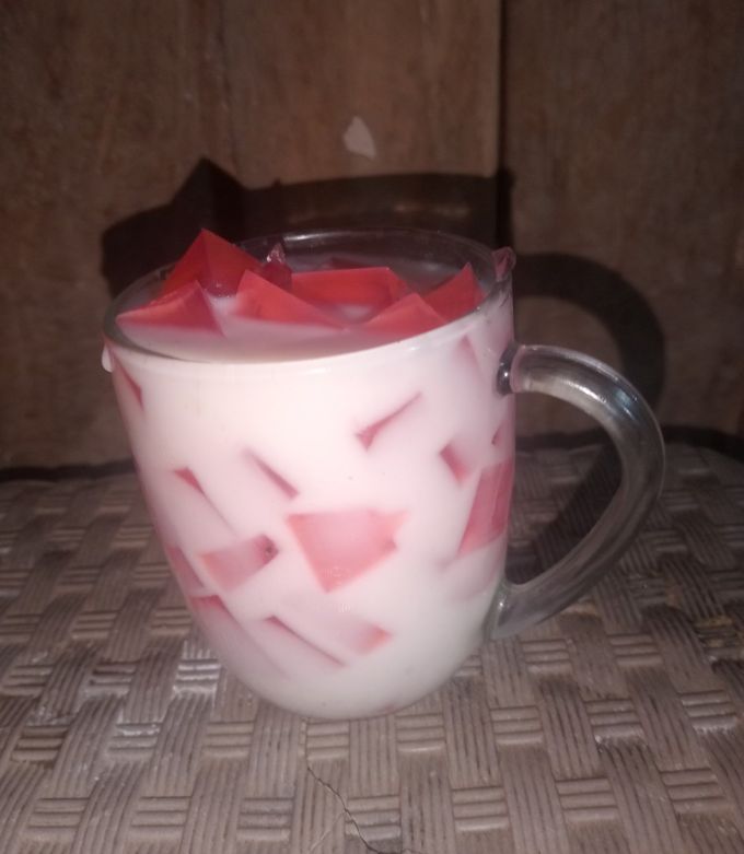 Foto resep Agar-agar merah putih