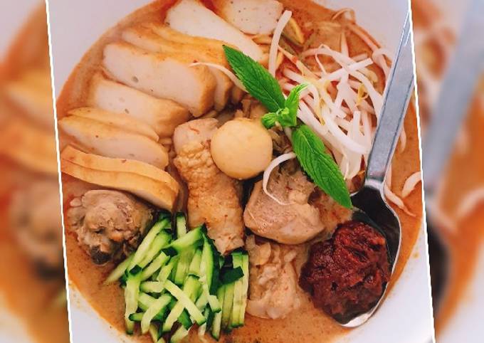 How to Prepare Favorite Malaysian Nyonya Curry Laksa At Home