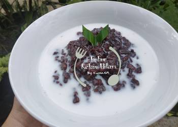 Resep Mudah Bubur Ketan Hitam Ala Warung