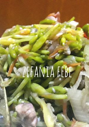 Foto resep Bunga Pepaya Tumis Cumi Asin Teri medan