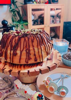 صورة لوصفة كيكه يوميه اسفنجيه