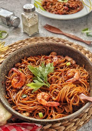 Foto resep Spaghetti Goreng Oriental
