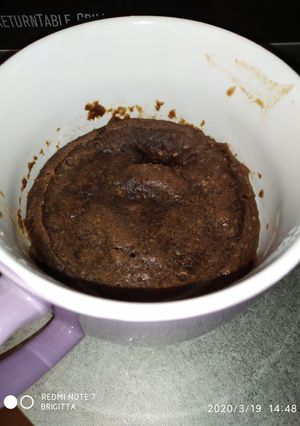 Tojásmentes mikrós kakaós süti recept fotója