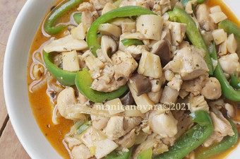 Resep Ayam Jamur masak Paprika Ekonomis Untuk Dijual