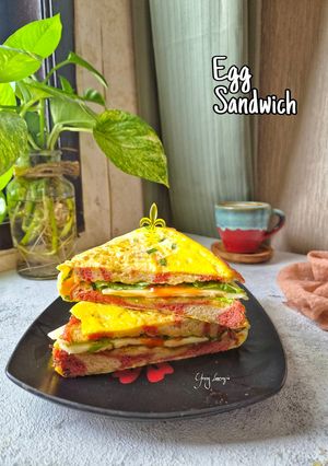 Foto resep Egg Sandwich