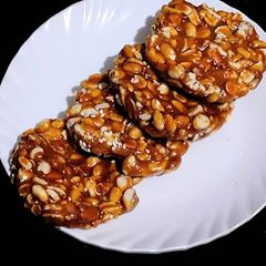 A picture of Peanut Chikki /Peanut Butter Chikki.