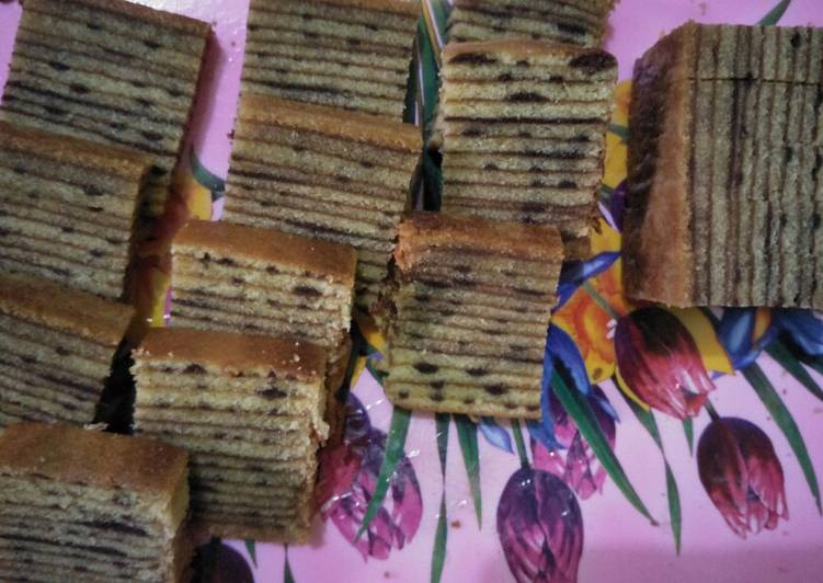 Resep Lapis susu bangka Anti Gagal